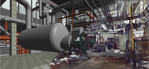 3D scan BIM Industrie