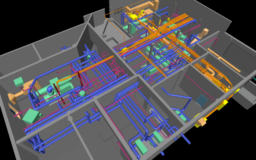 Modèle pétrochimie scan laser 3D